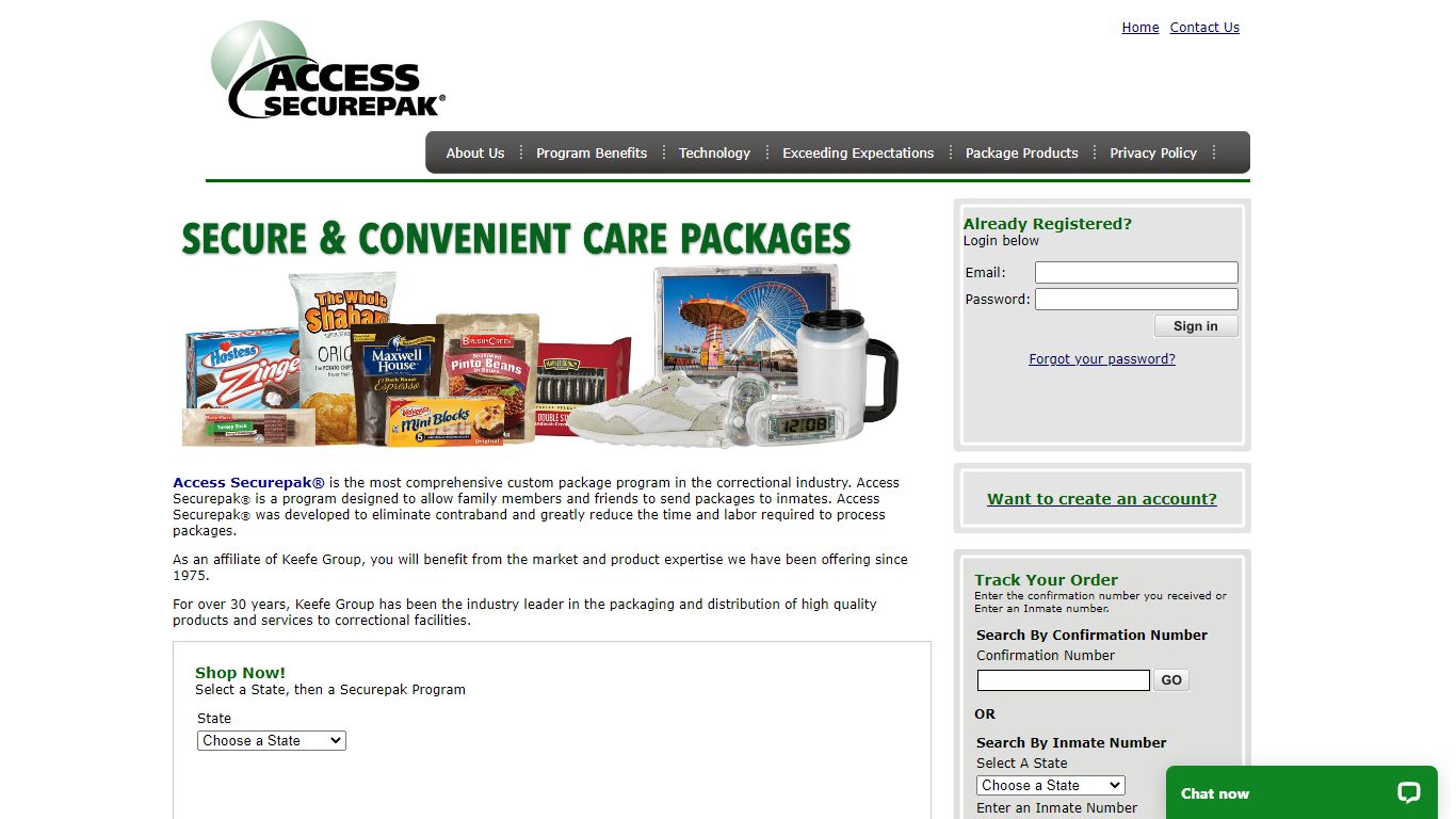 Trinity Take-Out - Albany County Jail TTO - Access Securepak